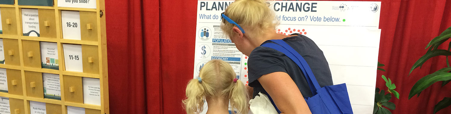 The MinnesotaGO booth at the state fair