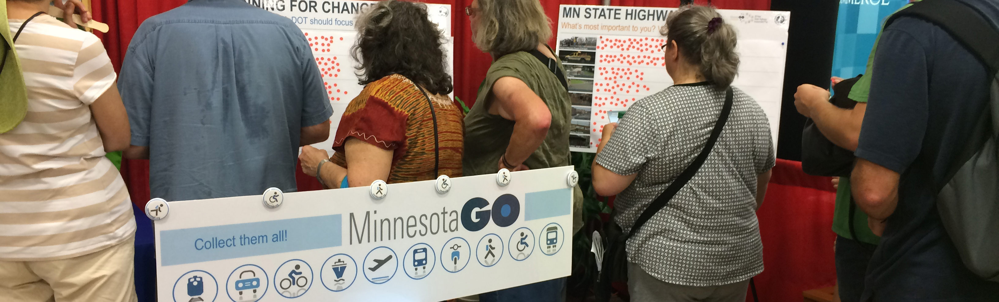 The MinnesotaGO booth at the state fair